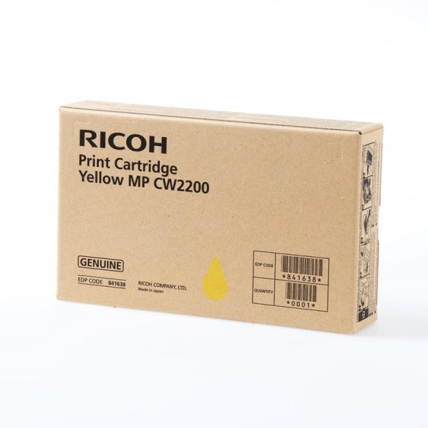 Ricoh CW2200SP original bl�kpatron - 100 ml - Gul